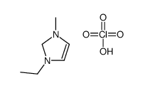 1-乙基-3-甲基咪唑高氯酸盐结构式