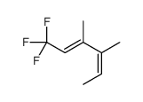 1,1,1-trifluoro-3,4-dimethylhexa-2,4-diene结构式