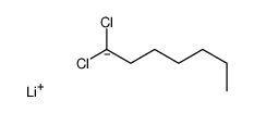 lithium,1,1-dichloroheptane Structure
