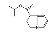 ISOPROPYL 2,3-DIHYDRO-1H-PYRROLIZINE-1-CARBOXYLATE结构式