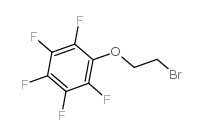 Benzene,1-(2-bromoethoxy)-2,3,4,5,6-pentafluoro- Structure