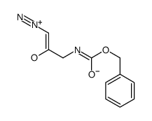 1-diazonio-3-(phenylmethoxycarbonylamino)prop-1-en-2-olate结构式