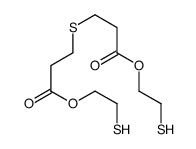 2-sulfanylethyl 3-[3-oxo-3-(2-sulfanylethoxy)propyl]sulfanylpropanoate结构式