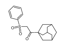 1-(1-Adamantyl)-2-phenylsulfonylethanon结构式