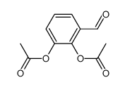2,3-diacetoxybenzaldehyde结构式