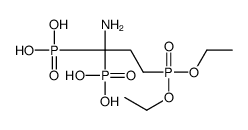 (1-amino-3-diethoxyphosphoryl-1-phosphonopropyl)phosphonic acid结构式