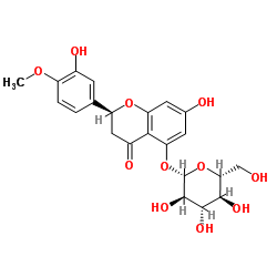 橙皮素 5-O-葡萄糖甙结构式