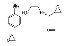 azane,ethane-1,2-diamine,formaldehyde,2-methyloxirane,oxirane,phenol Structure
