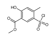 5-Chlorosulfonyl-2-hydroxy-4-Methyl-benzoic acid Methyl ester picture