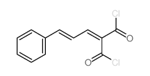 2-cinnamylidenepropanedioyl dichloride结构式