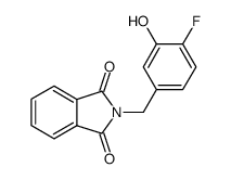 2-(4-fluoro-3-hydroxy-benzyl)-isoindole-1,3-dione Structure