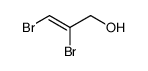 2,3-二溴-2-丙烯-1-醇结构式