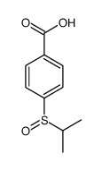 4-propan-2-ylsulfinylbenzoic acid结构式