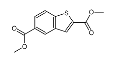 dimethyl 1-benzothiophene-2,5-dicarboxylate结构式