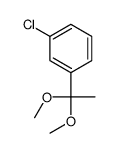 1-chloro-3-(1,1-dimethoxyethyl)benzene Structure