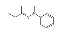 methyl ethyl ketone N-methylphenylhydrazone Structure