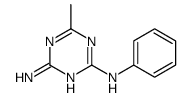 6-甲基-N-苯基-1,3,5-三嗪-2,4-二胺结构式