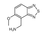 2,1,3-Benzothiadiazole-4-methanamine,5-methoxy-(9CI) Structure