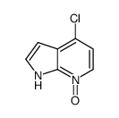4-CHLORO-1H-PYRROLO[2,3-B]PYRIDINE 7-OXIDE Structure