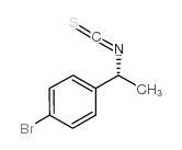 (R)-(+)-1-(4-溴苯基)异硫氰酸乙酯结构式
