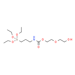 N-(TRIETHOXYSILYLPROPYL)-O-POLYETHYLENE OXIDE URETHANE Structure