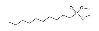 decyl-phosphonic acid dimethyl ester Structure