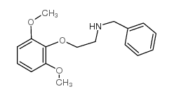 N-benzyl-2-(2,6-dimethoxyphenoxy)ethanamine结构式