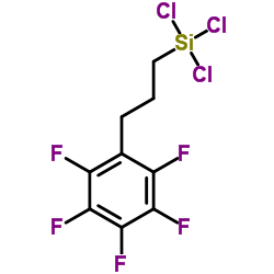 Trichloro[3-(pentafluorophenyl)propyl]silane Structure
