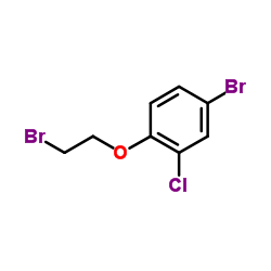 4-Bromo-1-(2-bromoethoxy)-2-chlorobenzene Structure
