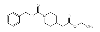 n-cbz-4-哌啶乙酸乙酯结构式