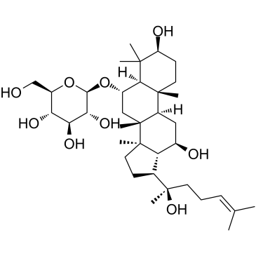 (20R)-人参皂苷Rh1结构式