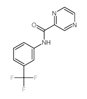 2-Pyrazinecarboxamide,N-[3-(trifluoromethyl)phenyl]-结构式