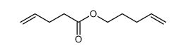 pent-4-enoic acid pent-4-enyl ester Structure