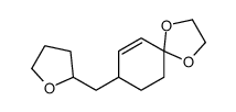 8-(oxolan-2-ylmethyl)-1,4-dioxaspiro[4.5]dec-6-ene Structure