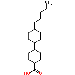 4'-Pentyl-1,1'-bi(cyclohexyl)-4-carboxylic acid结构式