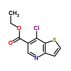 7-氯噻吩并[3,2-b]吡啶-6-羧酸乙酯图片