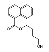 4-hydroxybutyl naphthalene-1-carboxylate Structure
