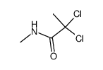 2,2-dichloro-N-methylpropanamide结构式