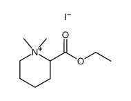 N,N-Dimethyl-piperidinium-2-carbonsaeure-ethylester-jodid结构式