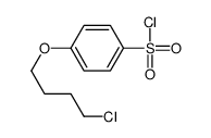 4-(4-chlorobutoxy)benzenesulfonyl chloride结构式