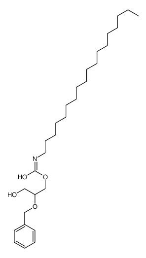 (3-hydroxy-2-phenylmethoxypropyl) N-octadecylcarbamate Structure