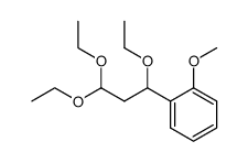 1-methoxy-2-(1,3,3-triethoxypropyl)benzene结构式
