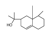 1,2,3,5,6,7,8,8a-Octahydro-α,α,8β,8aβ-tetramethyl-2α-naphthalenemethanol结构式