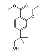 2-乙氧基-4-(2-羟基-1,1-二甲基-乙基)-苯甲酸甲酯结构式