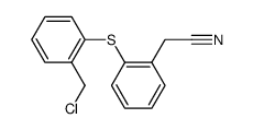 2-(2-chloromethylphenylthio)phenylacetonitrile结构式