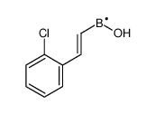 2-(2-chlorophenyl)ethenyl-hydroxyboron结构式