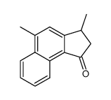 3,5-dimethyl-2,3-dihydro-cyclopenta[a]naphthalen-1-one结构式