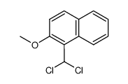 1-dichloromethyl-2-methoxynaphthalene Structure