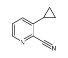 3-环丙基吡啶-2-甲腈结构式