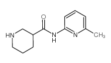 PIPERIDINE-3-CARBOXYLIC ACID (6-METHYL-PYRIDIN-2-YL)-AMIDE structure